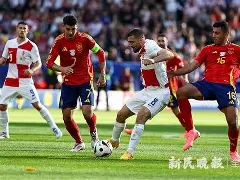 西班牙淘汰克罗地亚晋级欧洲杯8强